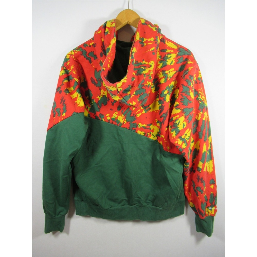 Nike Standard Issue Throwback Hoodie Men Small Green Pullover Sweatshirt ck6368 - Picture 8 of 8